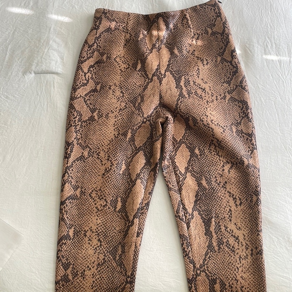 Zara snake print leggings